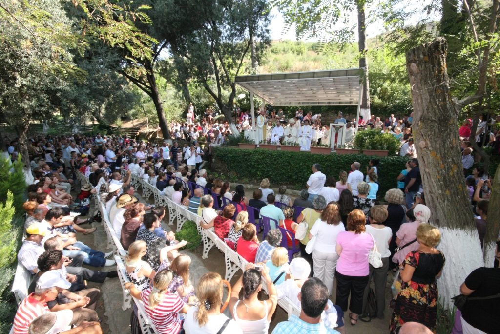 Pilgrimage and traditions at the House of Virgin Mary – Light a Candle, Wishing Wall, and Holy Water in Ephesus