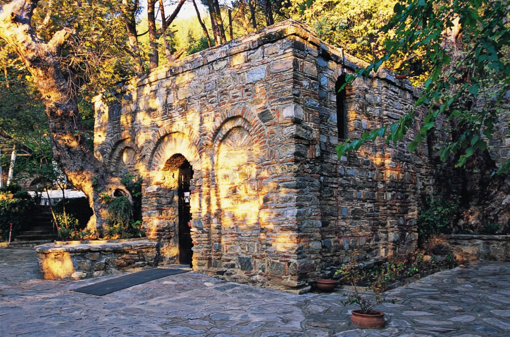 Stone house of the Virgin Mary in Ephesus, Turkey