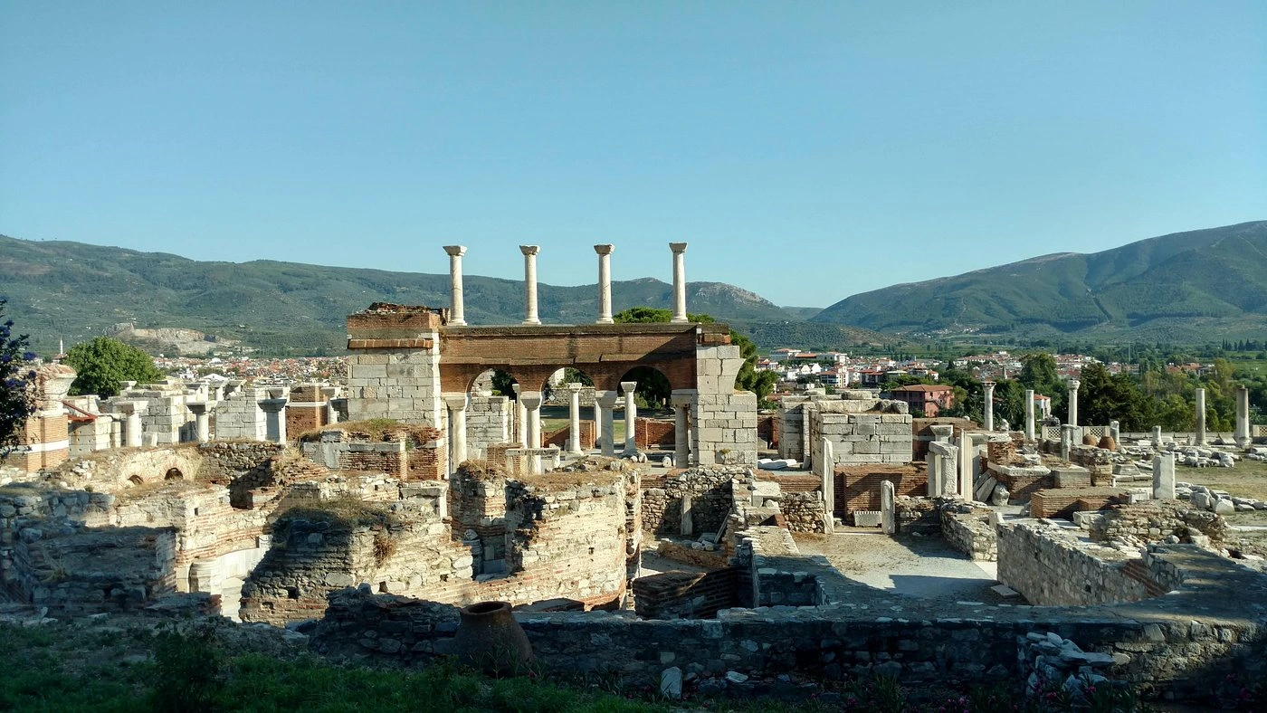 Basilica of St John in Ephesus built over the tomb of Saint John the Apostle